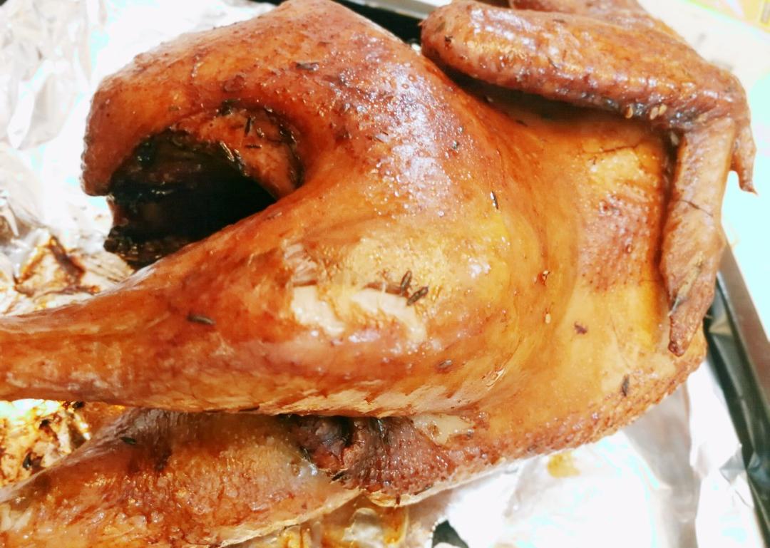 糖精89做的百里香烤鸡