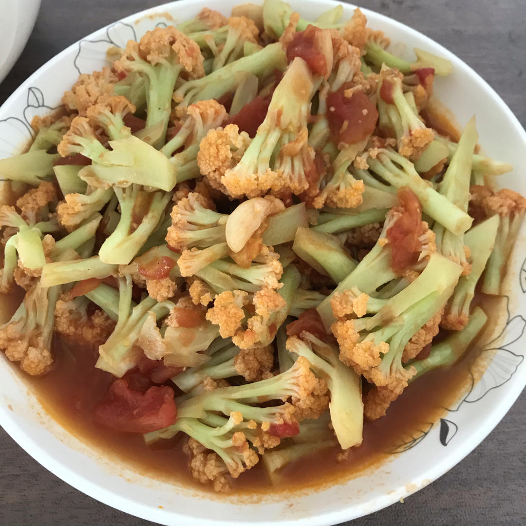 零失败！超级下饭的茄汁有机花菜