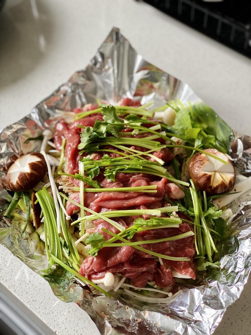 平底锅锡纸牛肉（超快手）