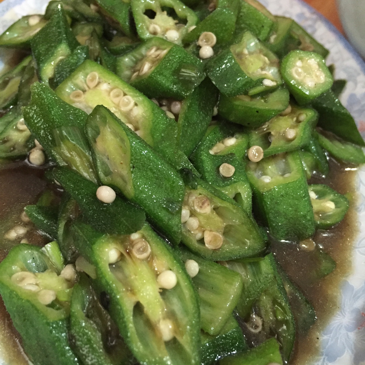 蚝油秋葵