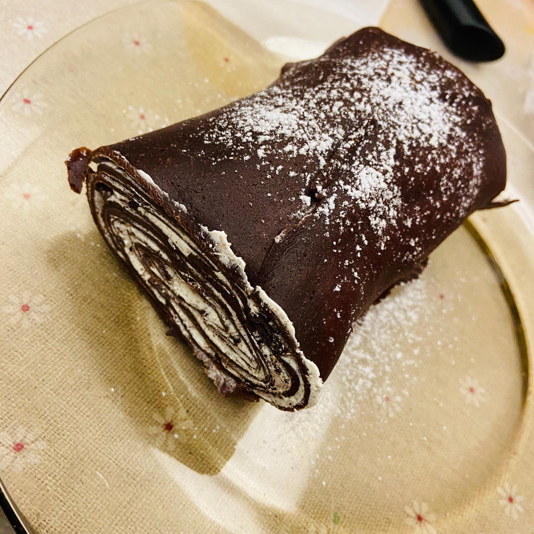 可可千层蛋糕卷