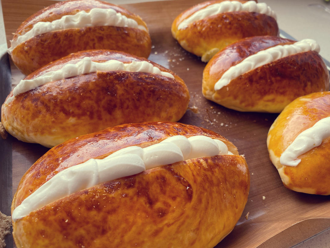 超软老奶油面包