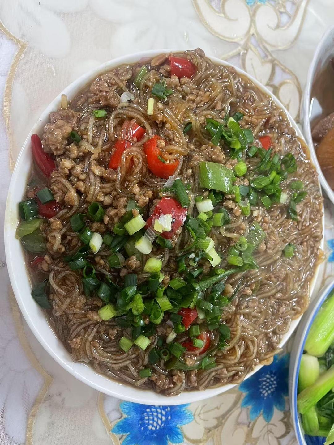 蚂蚁上树——肉末粉条的完美结合
