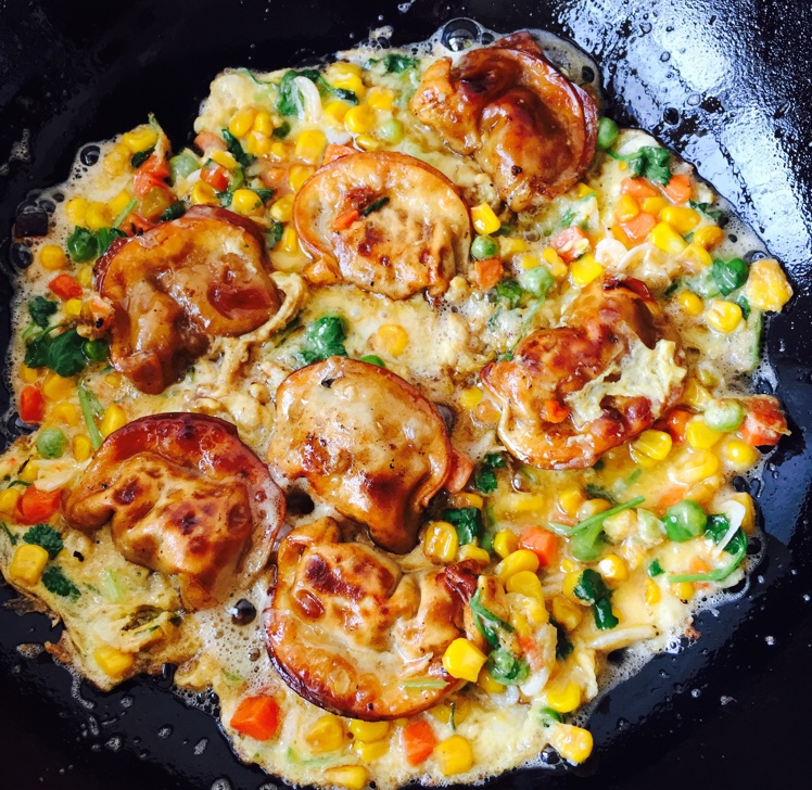 蛋抱煎饺（速冻饺）