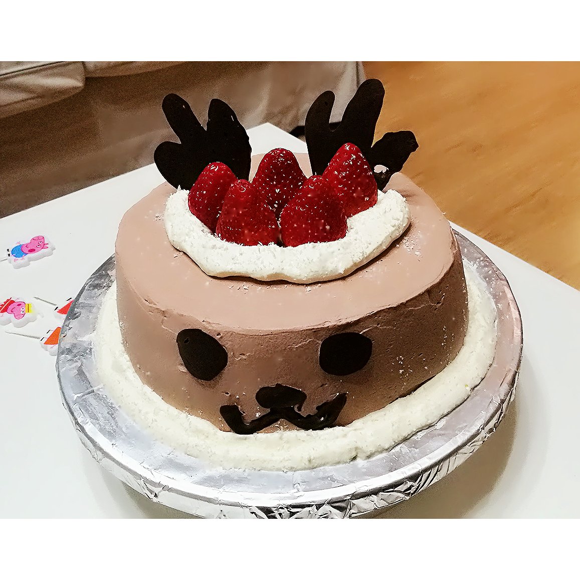 圣诞节-萌萌哒小麋鹿蛋糕