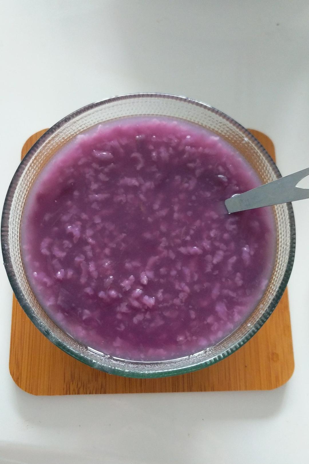 小吃货536做的紫薯粥