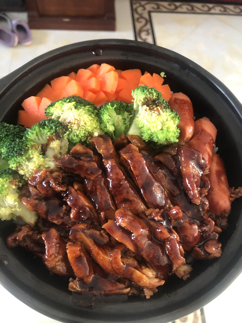 照烧鸡腿饭
