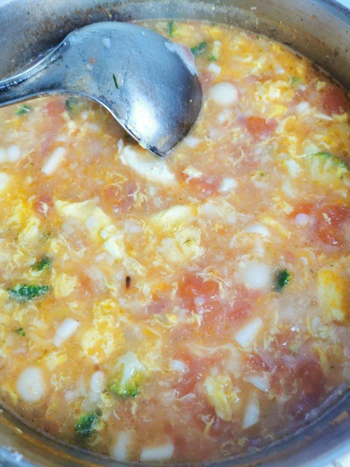 简单早餐-疙瘩汤