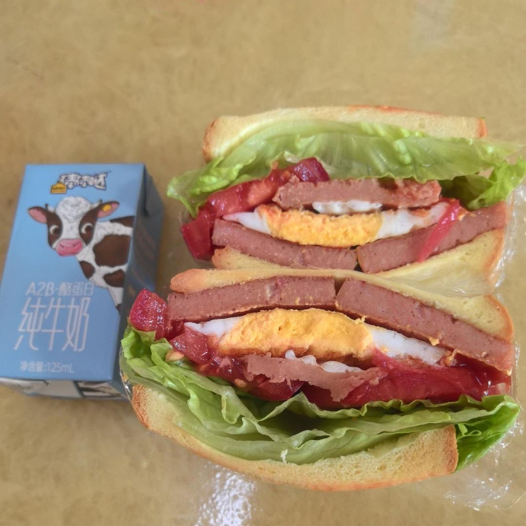 🥪鸡蛋火腿三明治