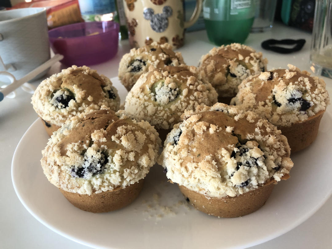 会爆浆的蓝莓玛芬蛋糕