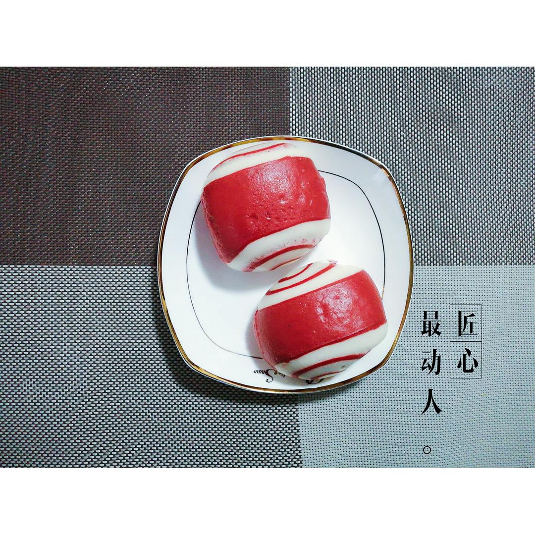双色馒头（花朵馒头）