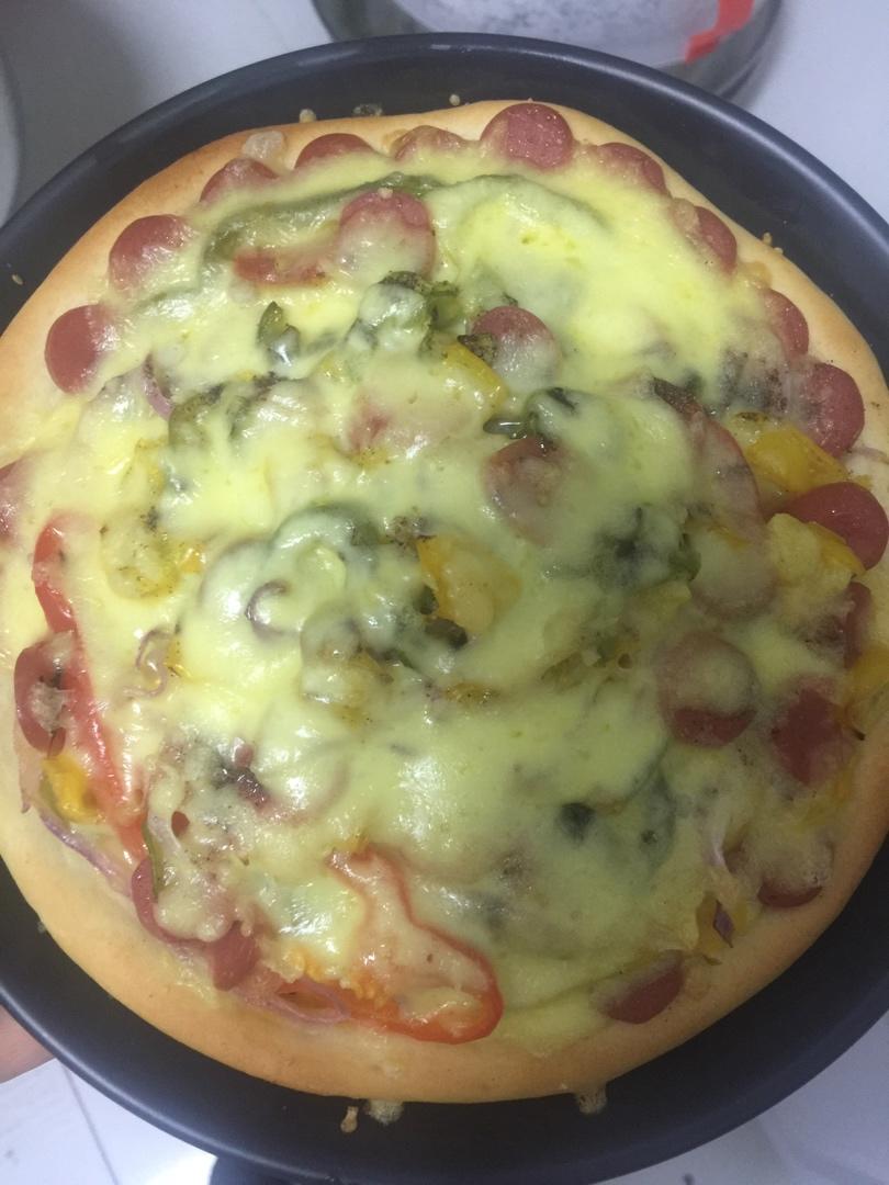 自制厚底披萨面饼