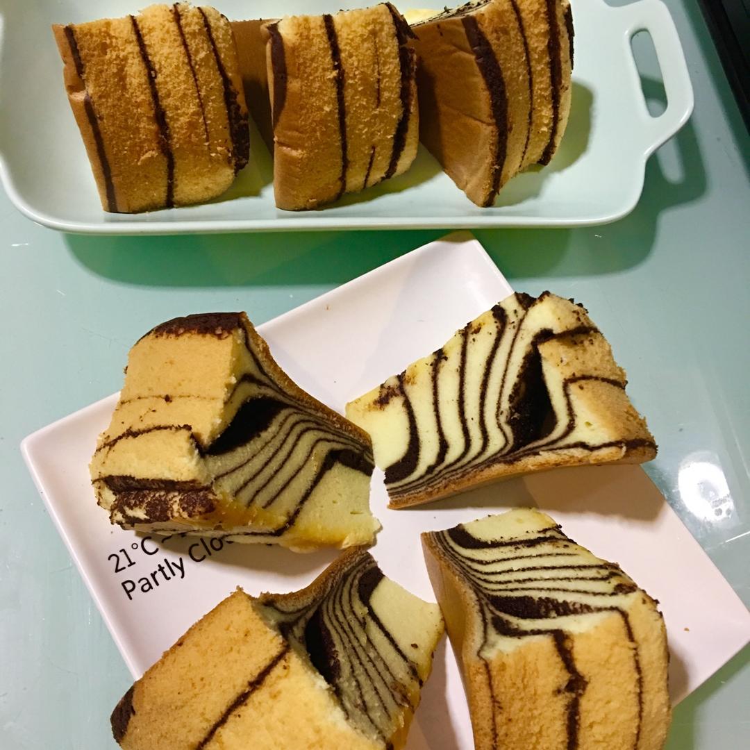 斑马纹酸奶蛋糕