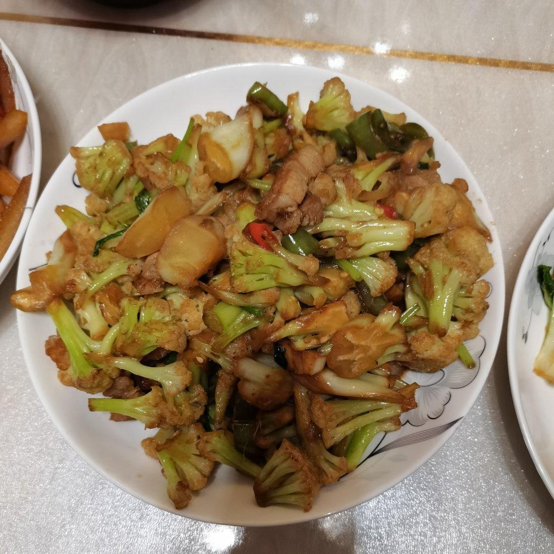 和饭店一个味道的干锅花菜