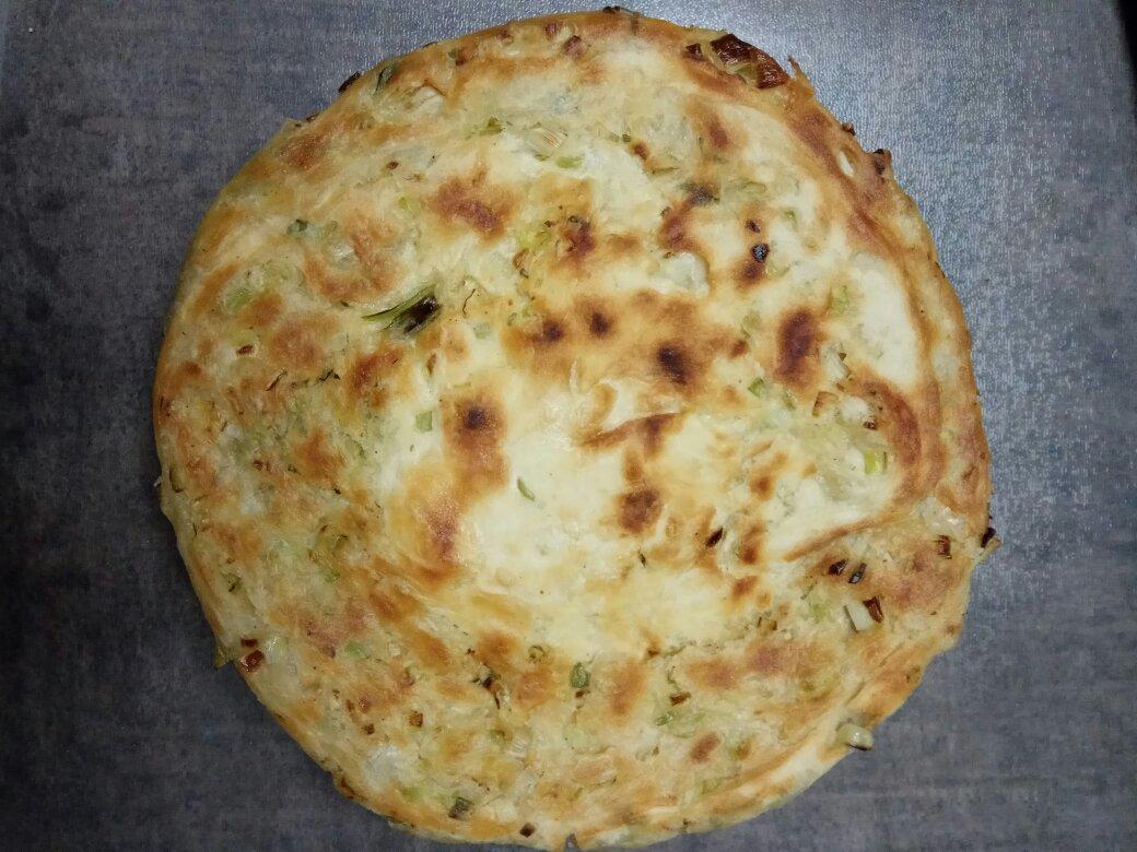 发面葱油饼