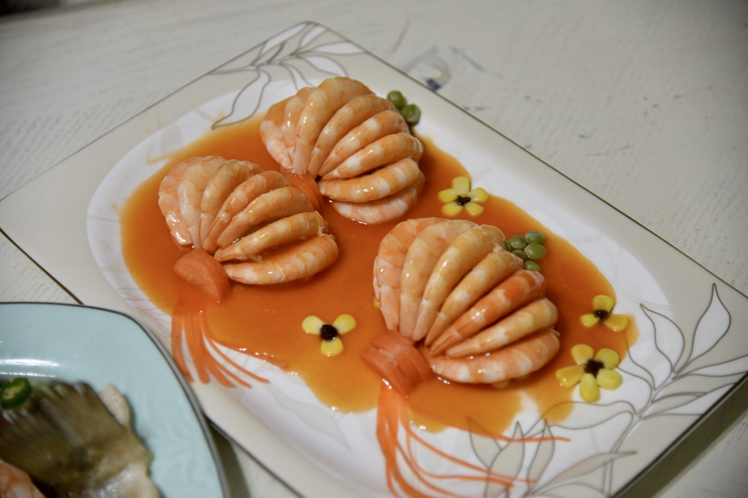 吉祥年夜菜❗️巨简单✨开运灯笼虾，好吃又好看