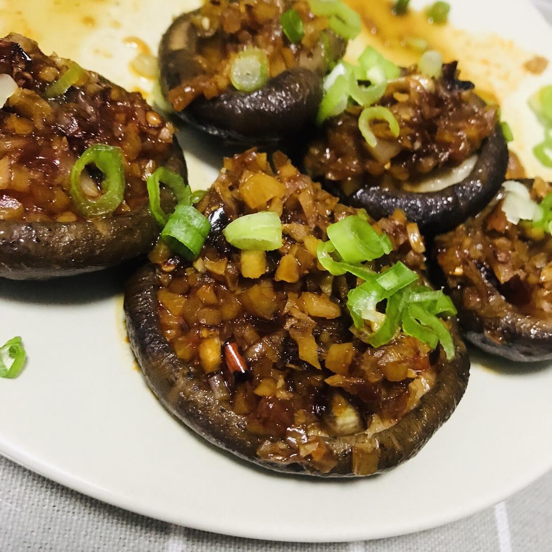 蒜蓉孜然烤香菇