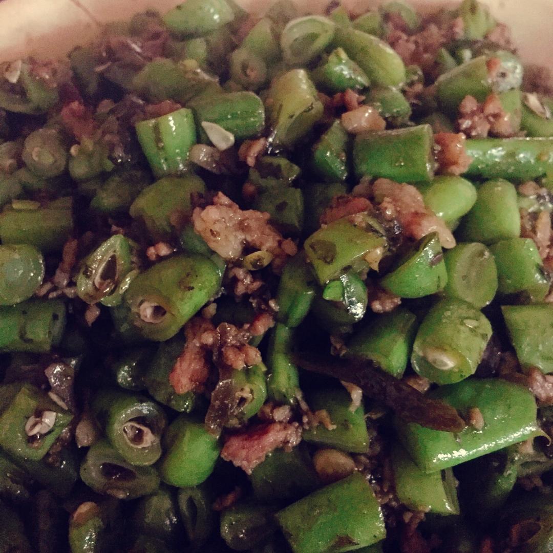 【橄榄菜四季豆】