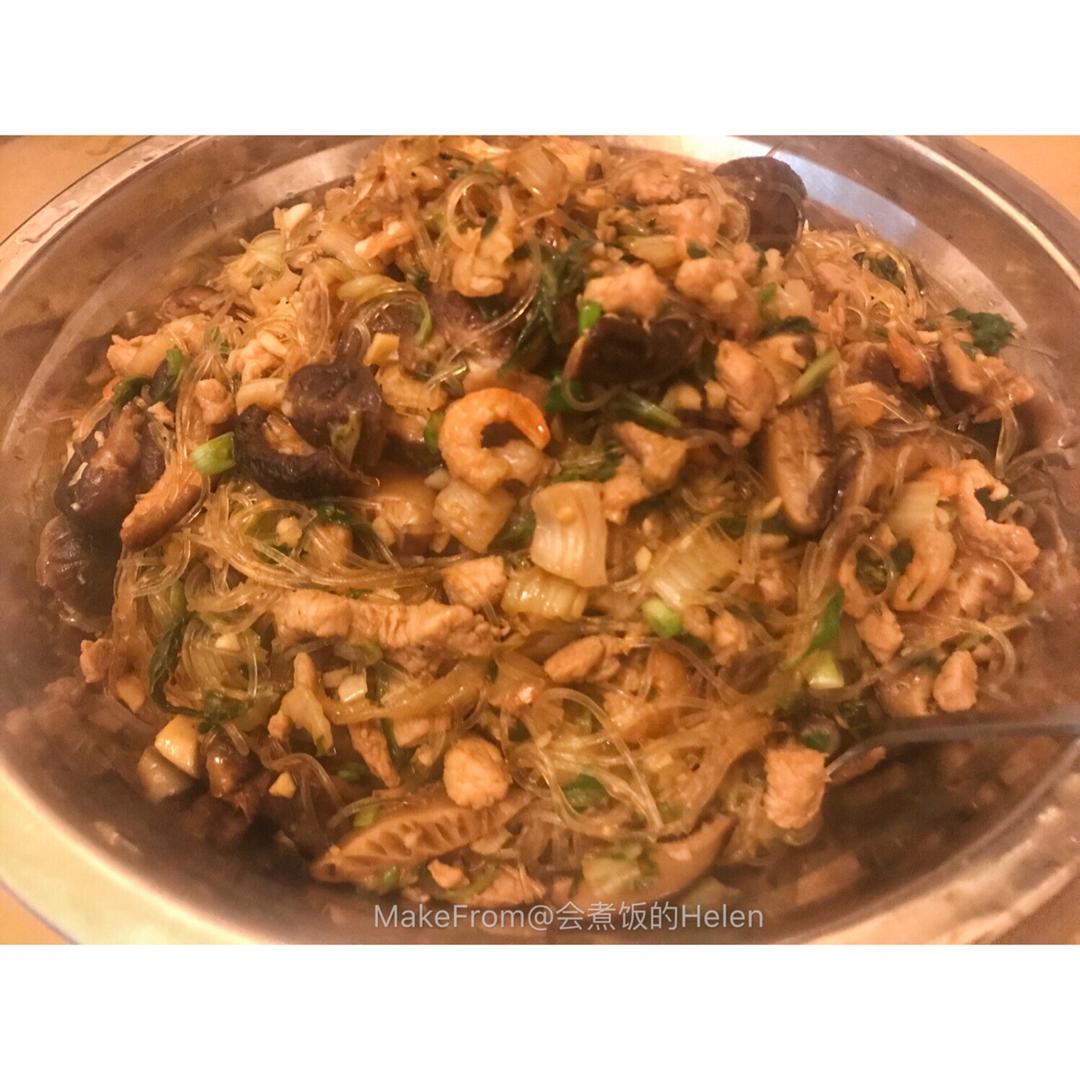 不用海鲜的海鲜粉丝煲