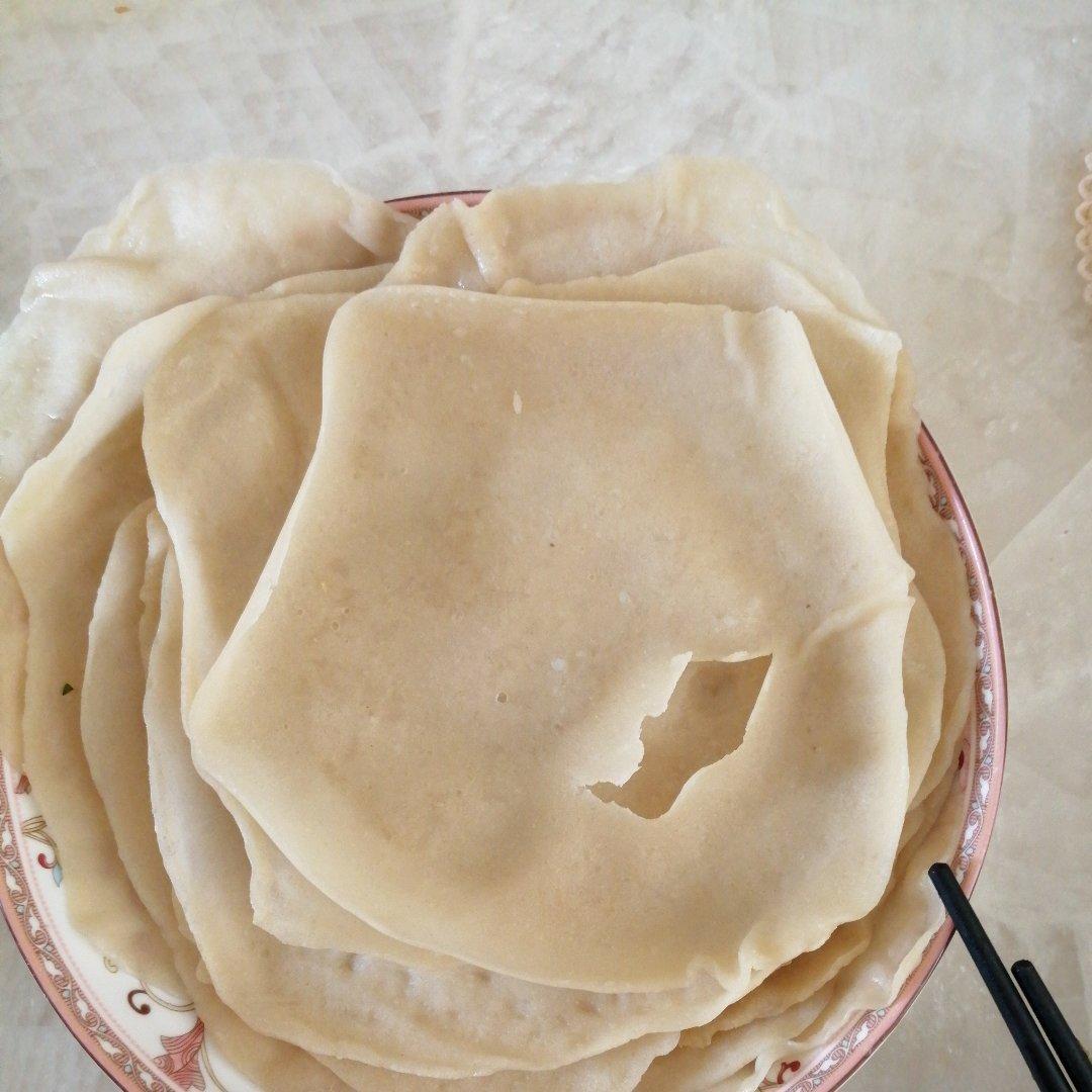 春饼   轻松一次做出十几张的春饼皮