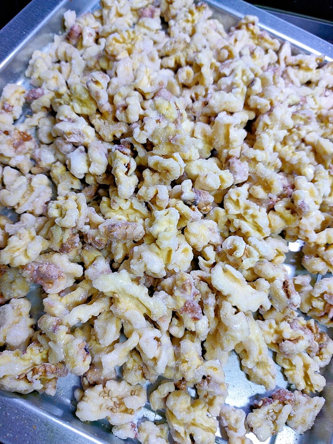 超简单懒人琥珀核桃（非油炸）