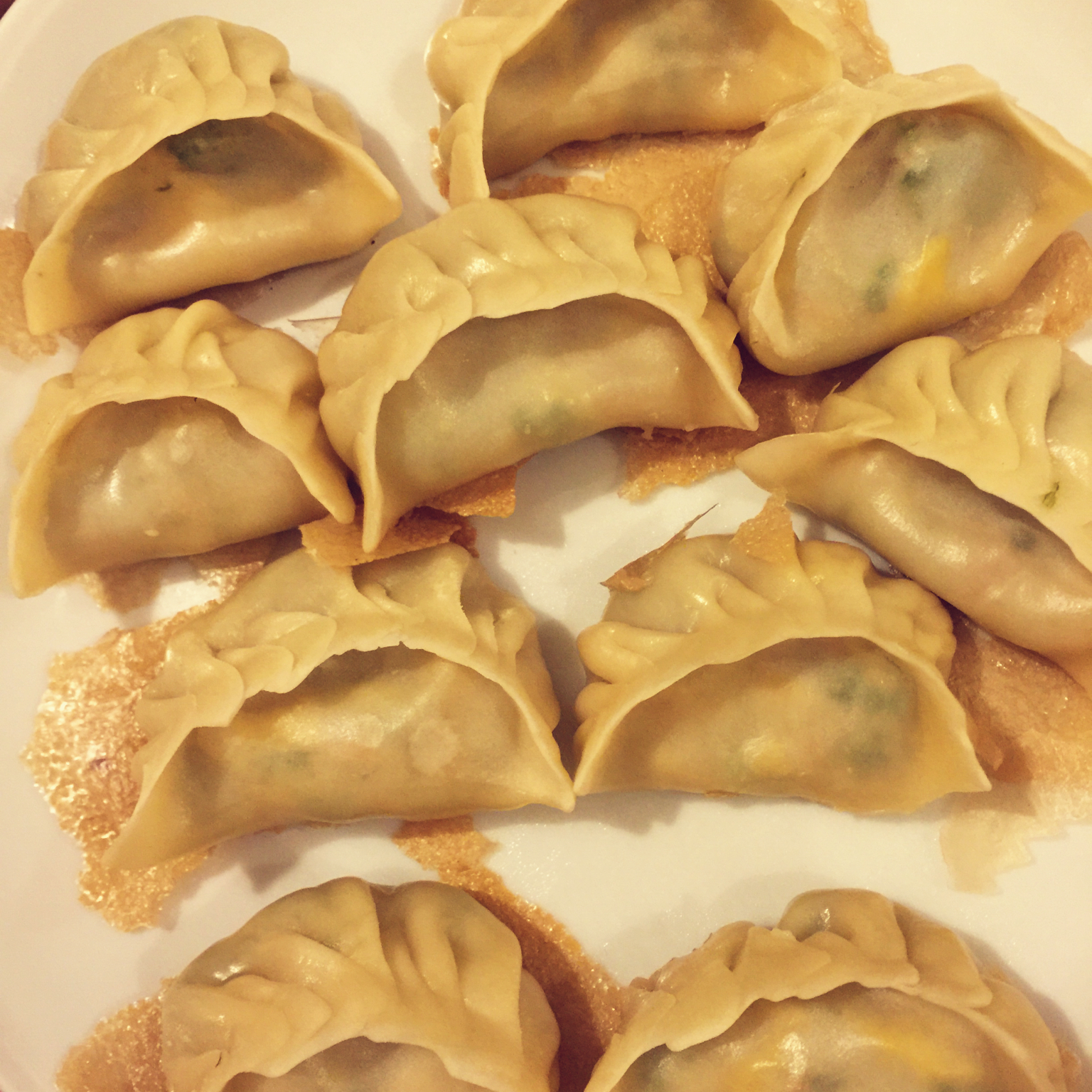 三鲜锅贴