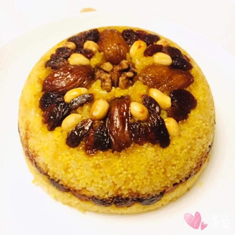 芳艺做的黄米藜麦八宝饭-2018年夜饭【曼食慢语】