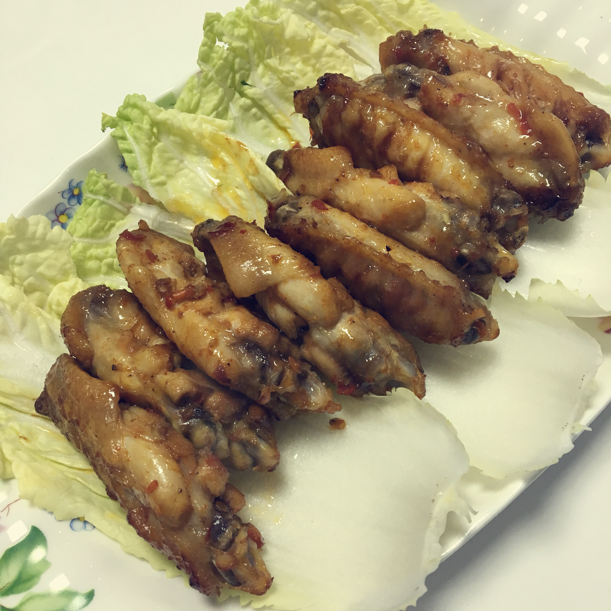 蒜香蜜汁烤鸡翅