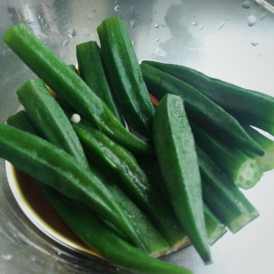 白灼秋葵3步法