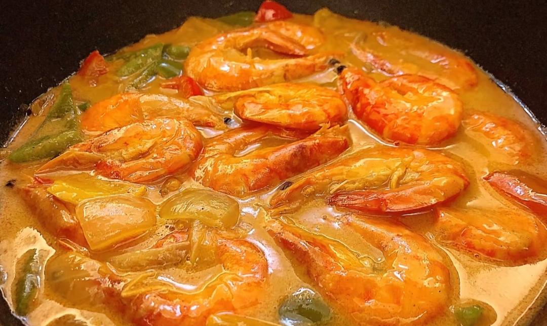 泰式咖喱虾