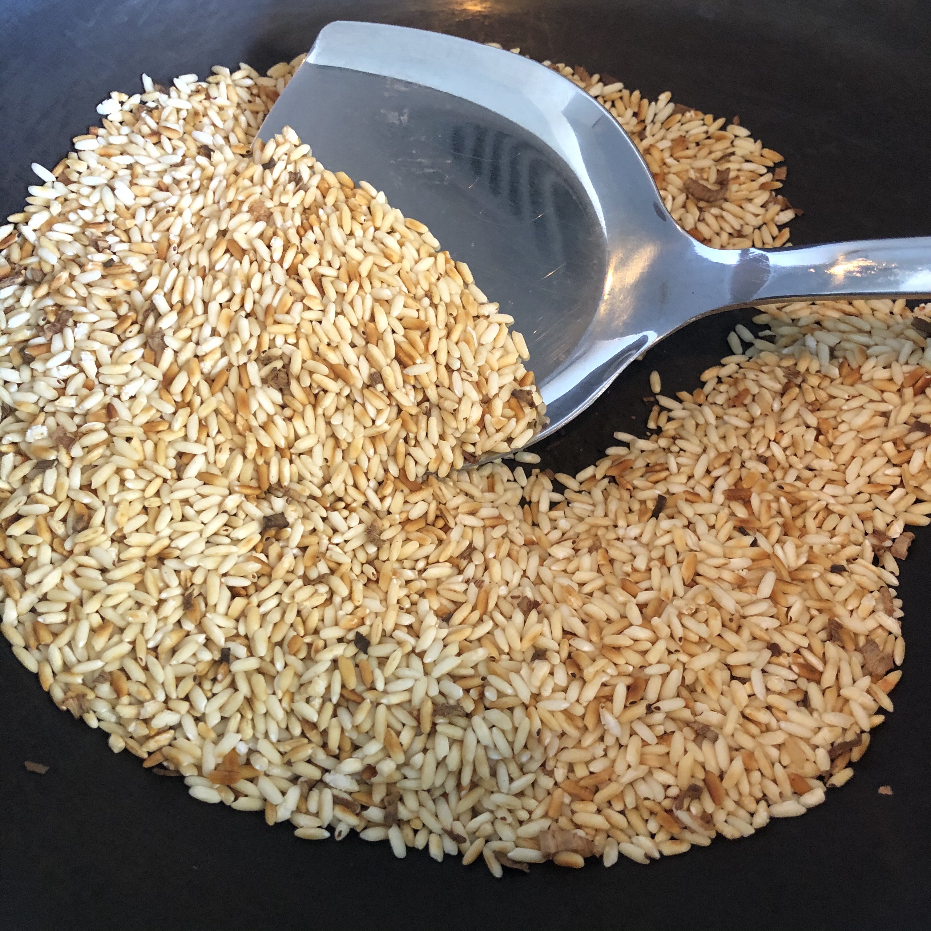 刮油养胃的姜丝炒米的做法 步骤8