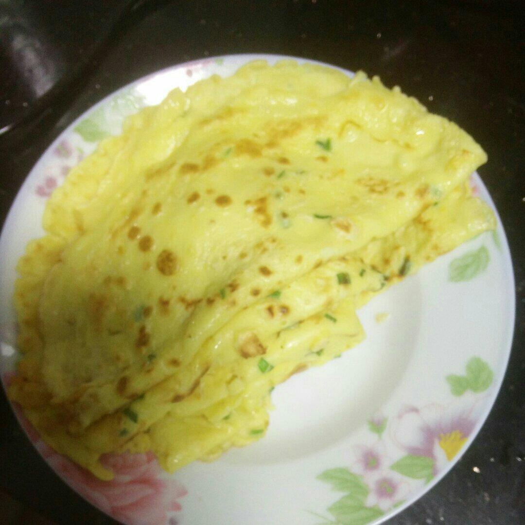 葱花鸡蛋饼