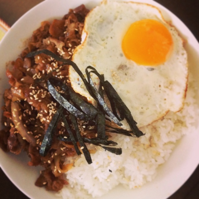 肥牛盖饭