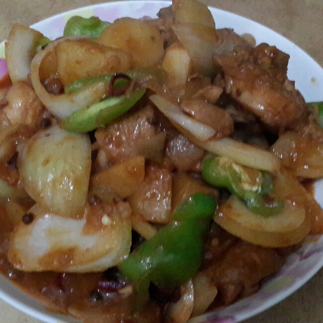 超下饭的新疆大盘鸡