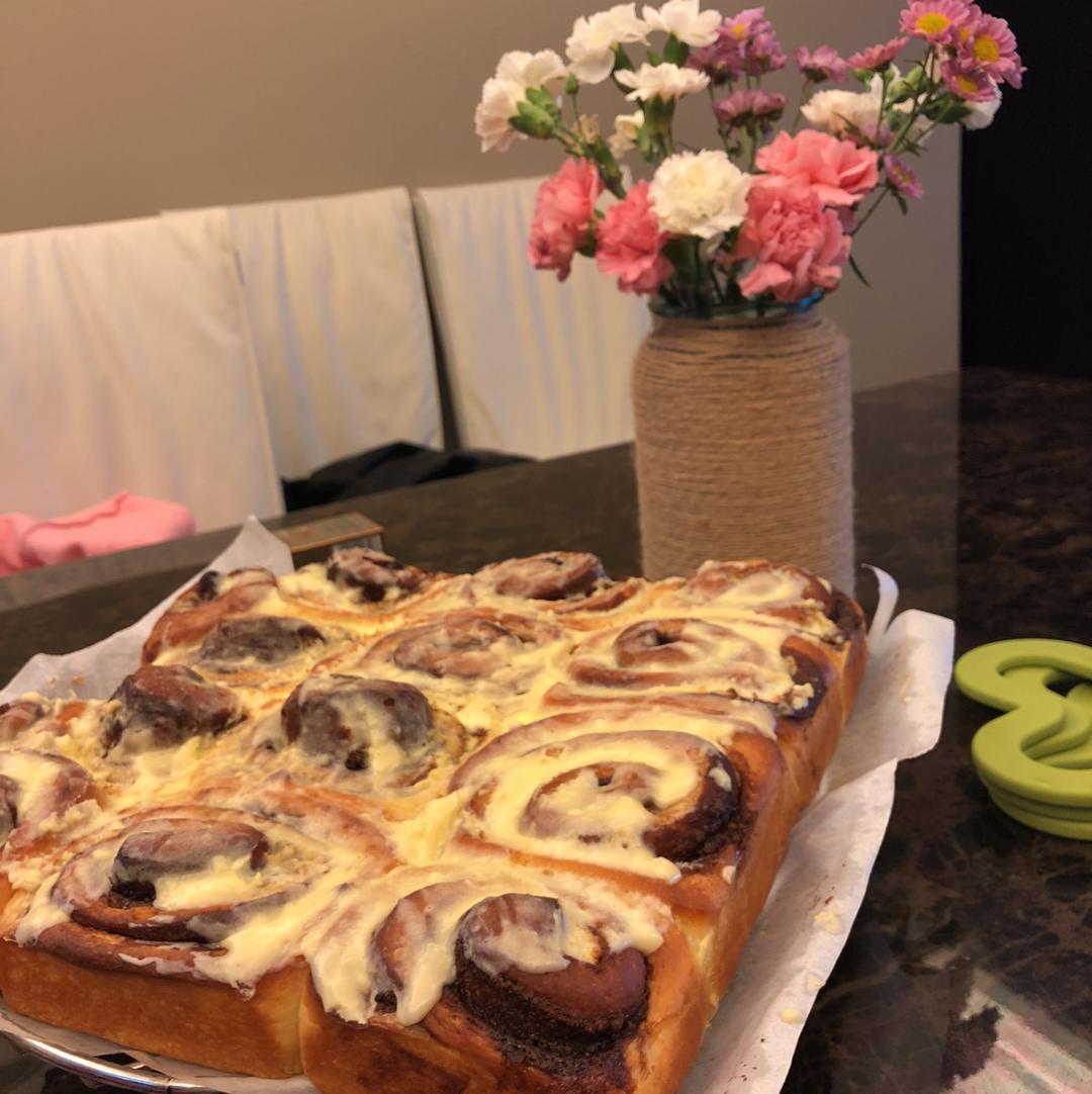 一次成功的正宗美国肉桂卷 The Best Cinnamon Rolls
