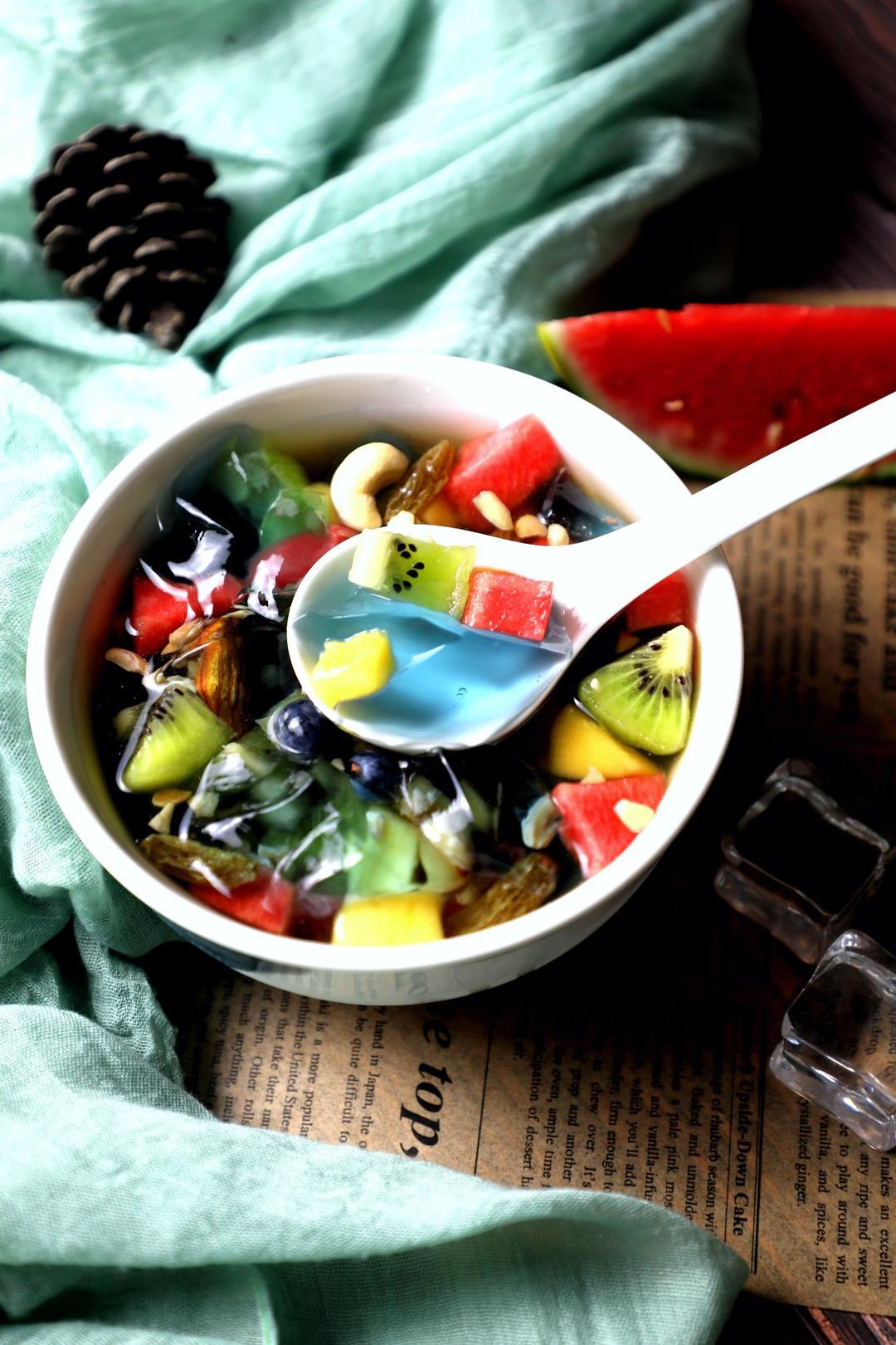 夏日冰爽 火锅搭档~蓝晶白凉粉