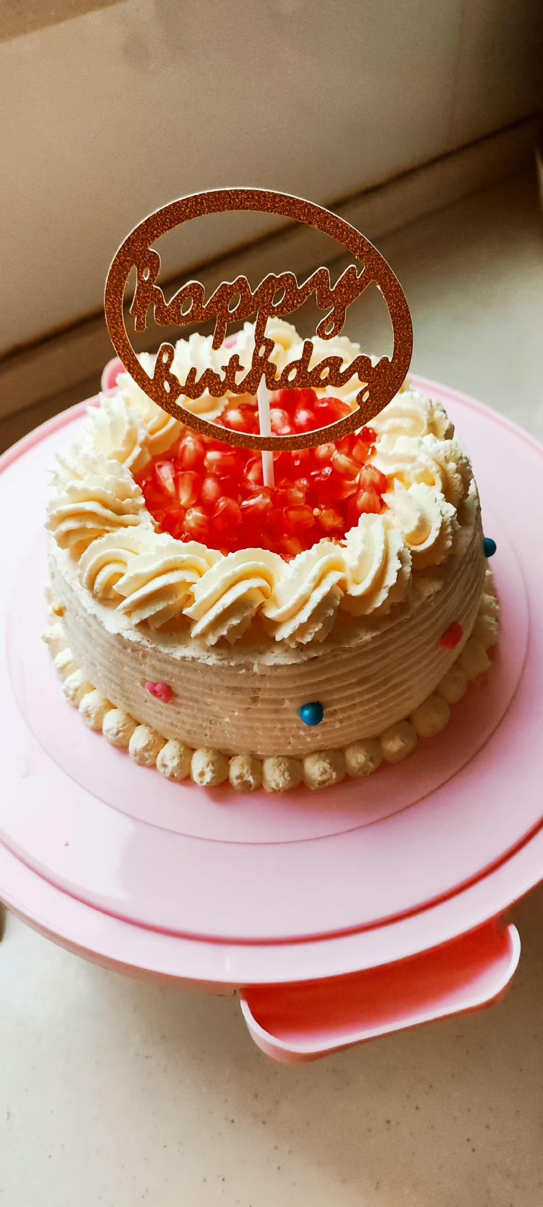 超级简单的味多美同款生日蛋糕（6寸），新手也能高度还原