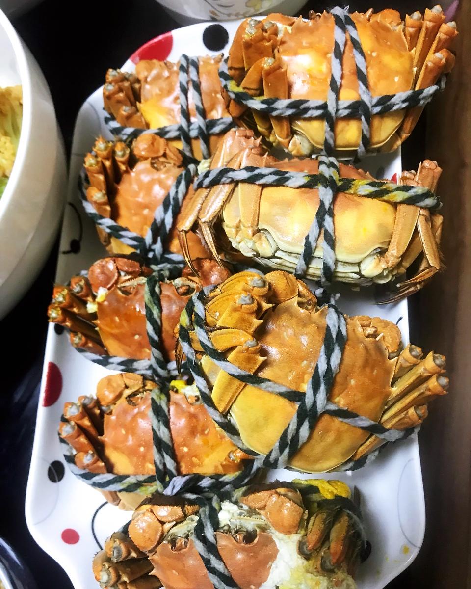 清蒸大闸蟹