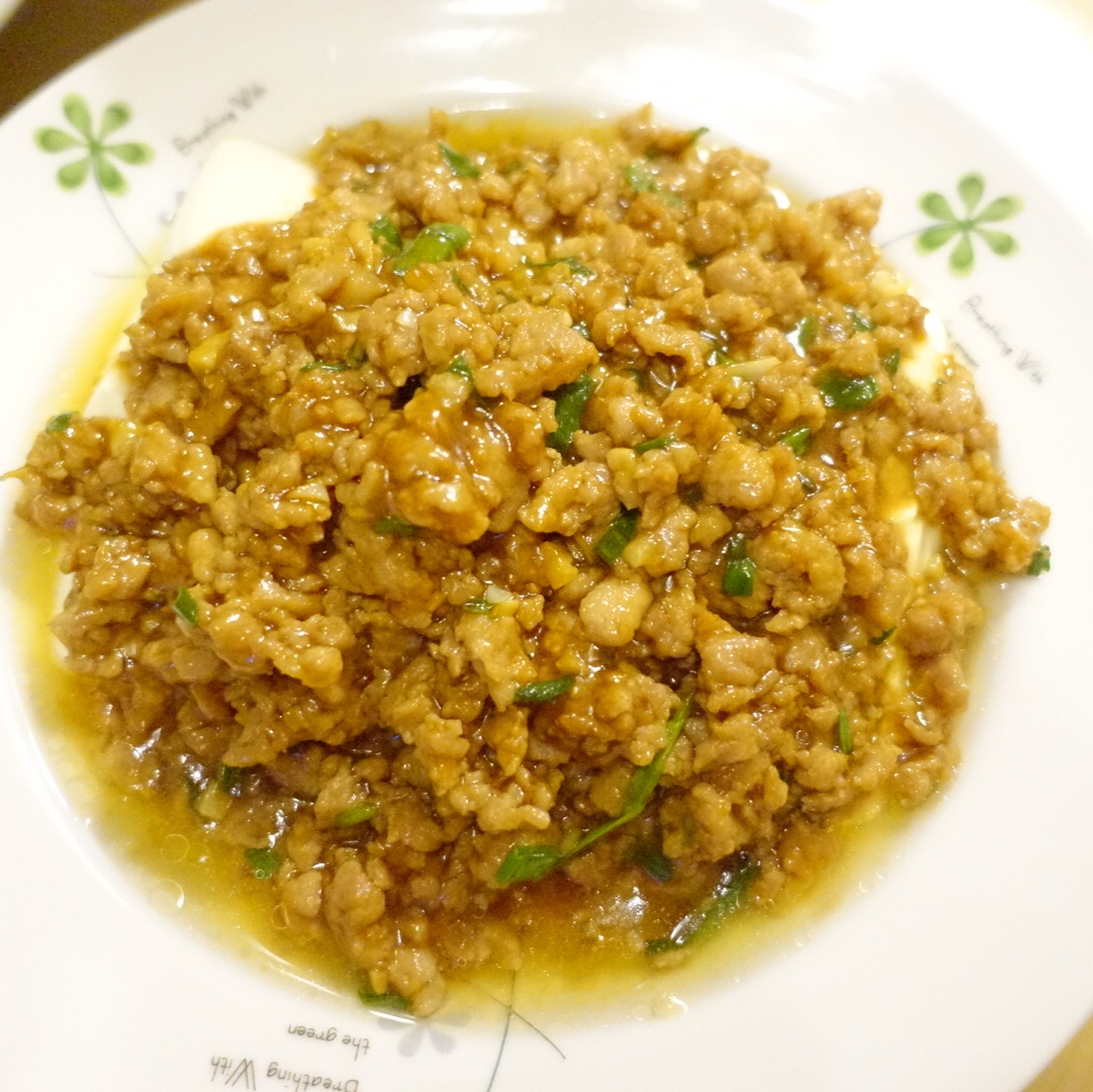 肉末蒸豆腐