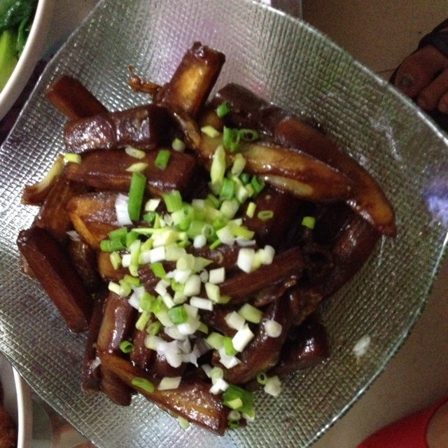 红烧肉末茄子