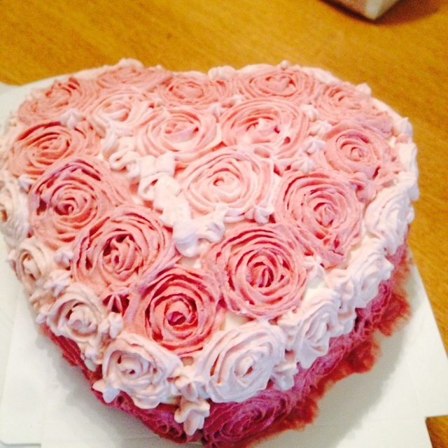 玫瑰花蛋糕 第一次记录
