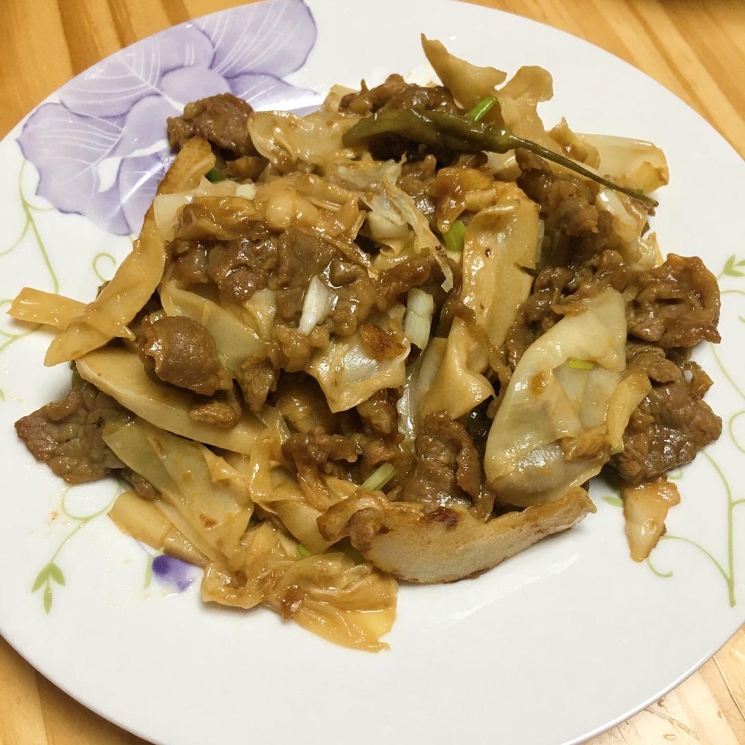 酸笋炒牛肉