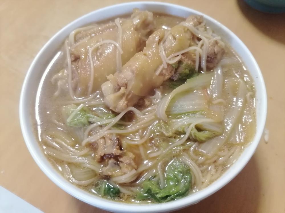 新手版鸡肉汤面（超简单）的做法 步骤4