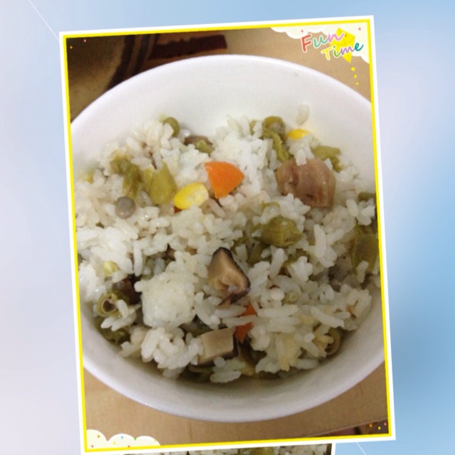 豆角饭