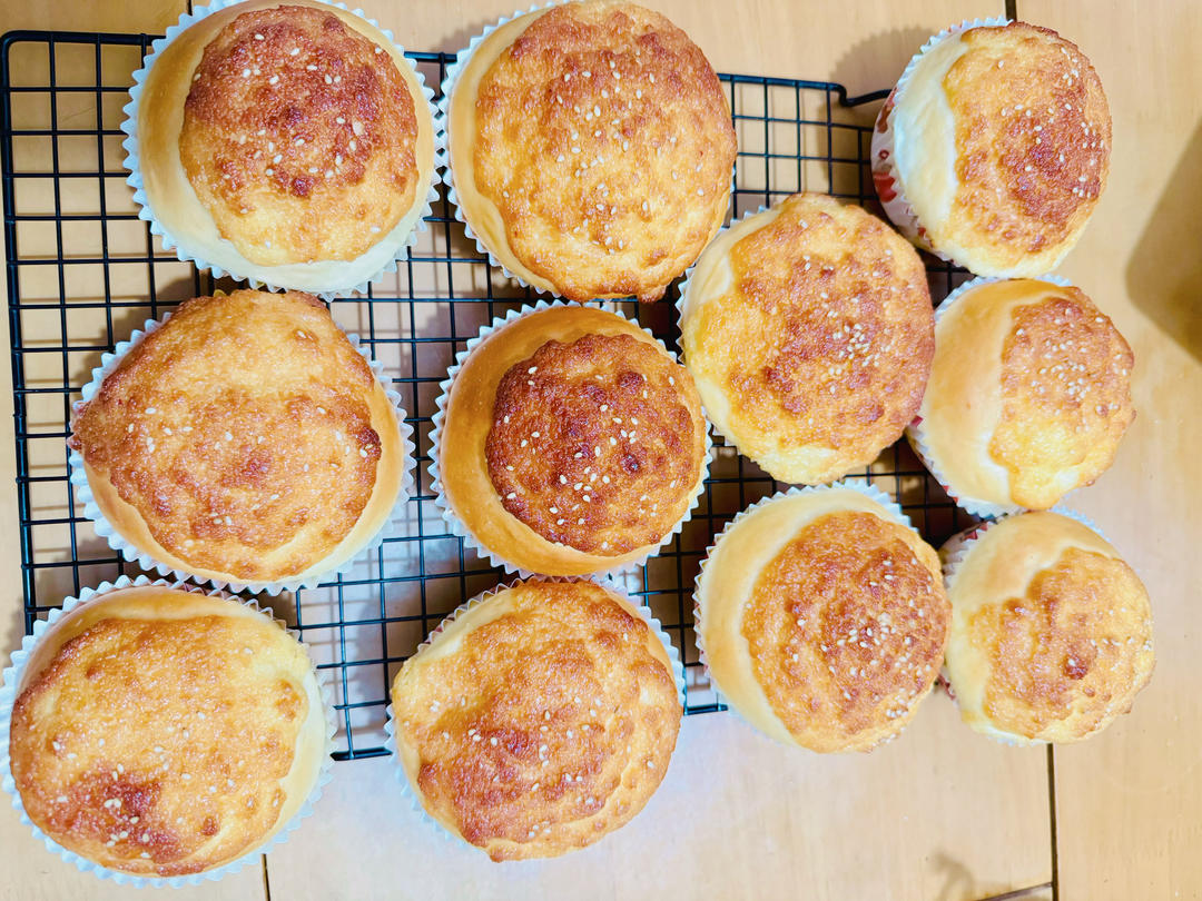 椰蓉奶黄面包｜松软好吃的奶黄包