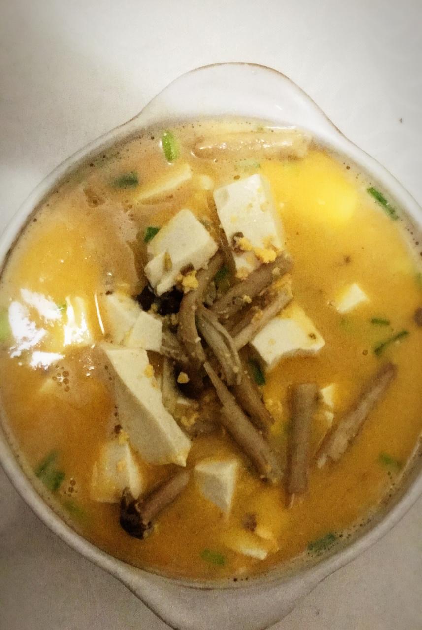 咸蛋黄豆腐