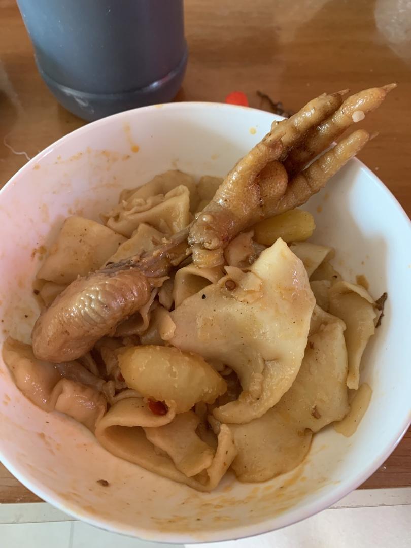 大盘鸡焖面