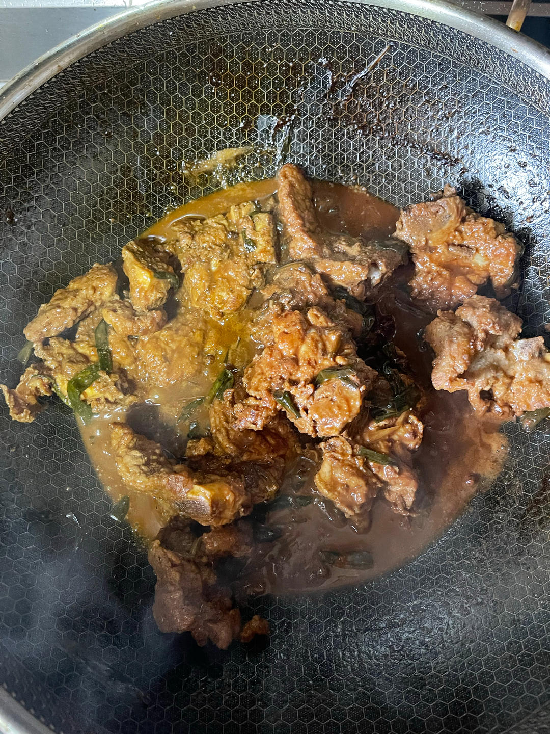 老上海的味道～葱烧大排