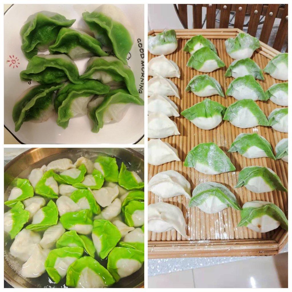 白菜饺子（寓意百财）