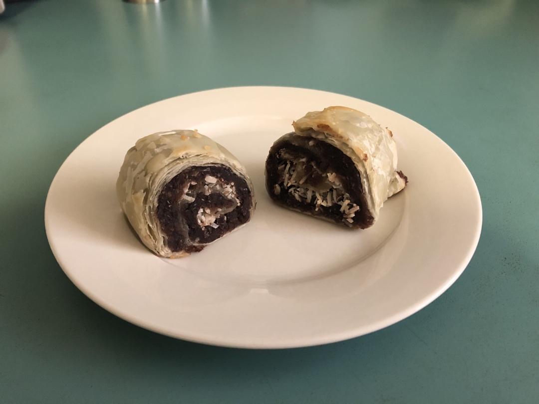 枣泥豆沙卷-用料仅需3样！手抓饼版中式点心-烘焙小白的福音-完胜稻香村枣花酥